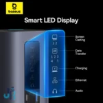 هاب 10 پورت USB-C بیسوس مدل BS-OH174 به همراه کابل USB-C