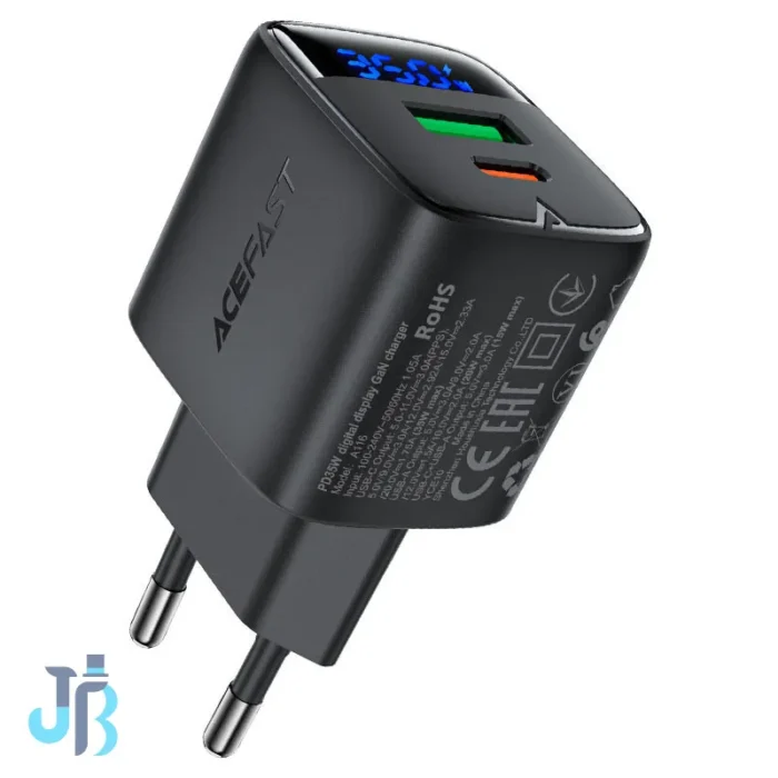 ACEFAST-A116-PD35W-Fast-Charger شارژر دیواری 35 وات دو پورت ایس فست مدل A116