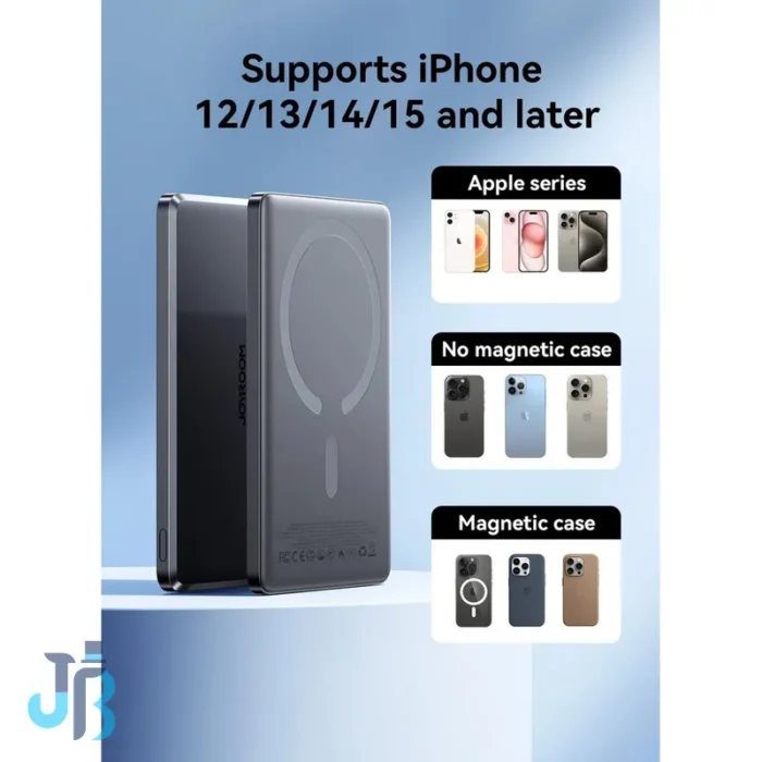 Joyroom-JR-PBM08-Mini-Power-Bank-5000 پاوربانک جوی روم مدل PBM08 ظرفیت 5000 میلی آمپر ساعت