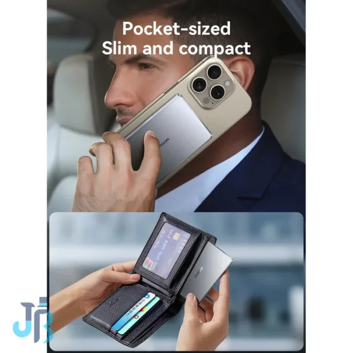 Joyroom-JR-PBM08-Mini-Power-Bank-5000 پاوربانک جوی روم مدل PBM08 ظرفیت 5000 میلی آمپر ساعت