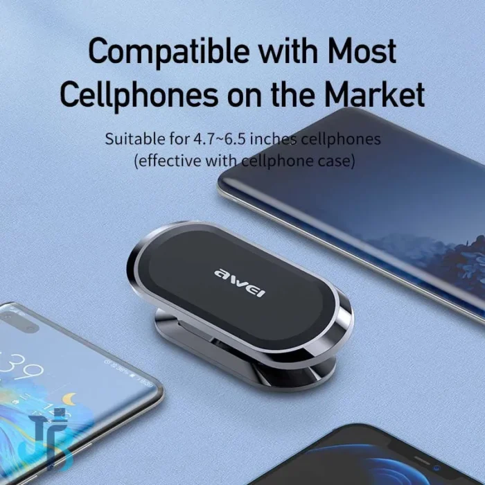 awei-x20-magnetic-car-mount-holder پایه نگهدارنده گوشی موبایل اوی مدل X20